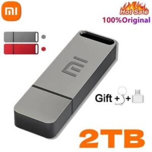 Original Xiaomi Metal Usb 2TB 3.0 Flash Drives High Speed Pendrive Usb Drive Portable SSD Memoria Usb Flash Disk TYPE-C Adapter