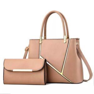 Leather Tote Women Handbag with Wallet