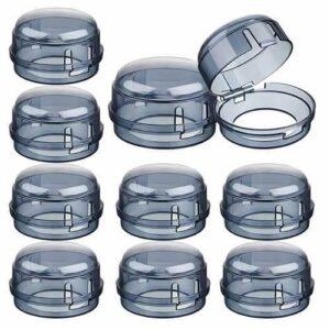 2-Piece Kitchen Gas Knob Cover Locks