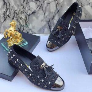 Giuseppe Zanotti Stud Embellished Men's Shoes