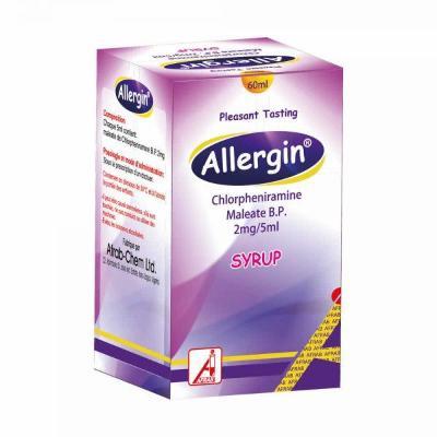 Allergin Chlorpheniramine Maleate B.P. 2mg/5 ml 60 ml