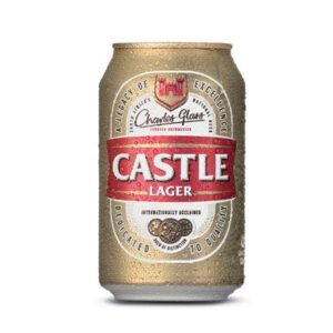 Castle Lager Beer Can 34 cl x12