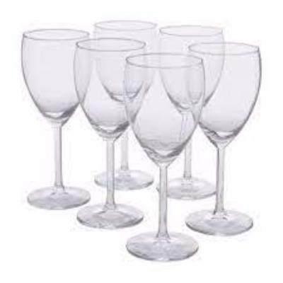 Hana Wine Glass Art No.R10808/Bhb6 x6