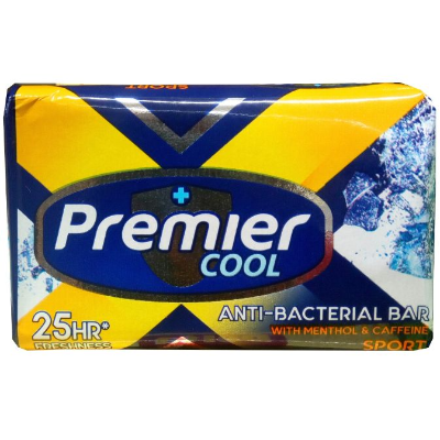 Premier Cool Anti-Bacterial Bar Soap Sport 110 g x6